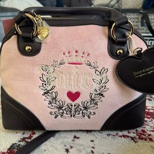 Juicy Couture Pink Diamond Heritage Bowler Bag